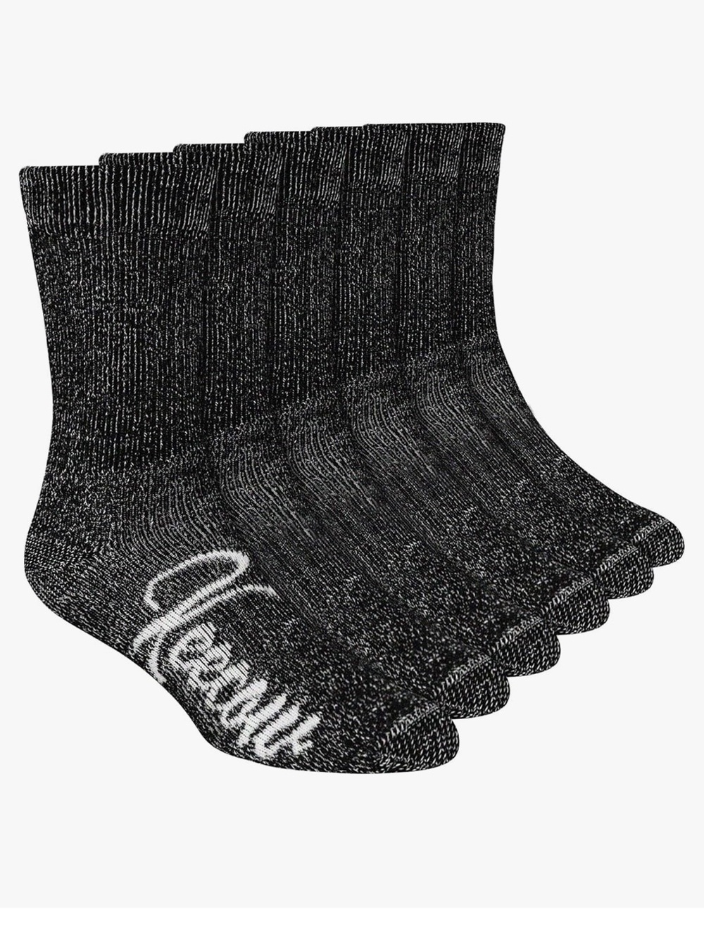 KEECOW Merino wool crew socks Men Women’s  Socks - color grey Heather - 6 Pack
